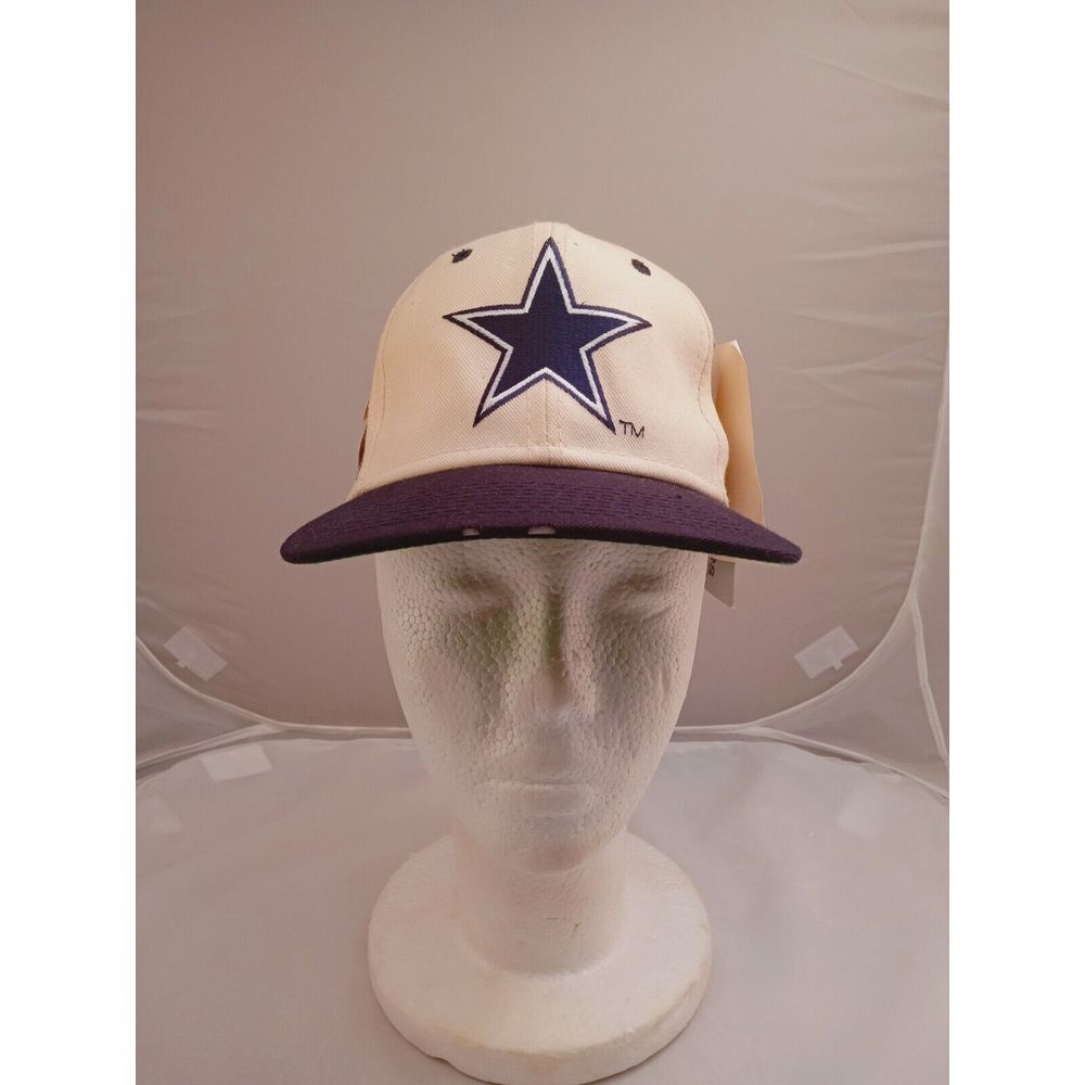 Vintage DEADSTOCK DALLAS COWBOYS PROLINE Off WHITE Hat 6 5/8 Rare